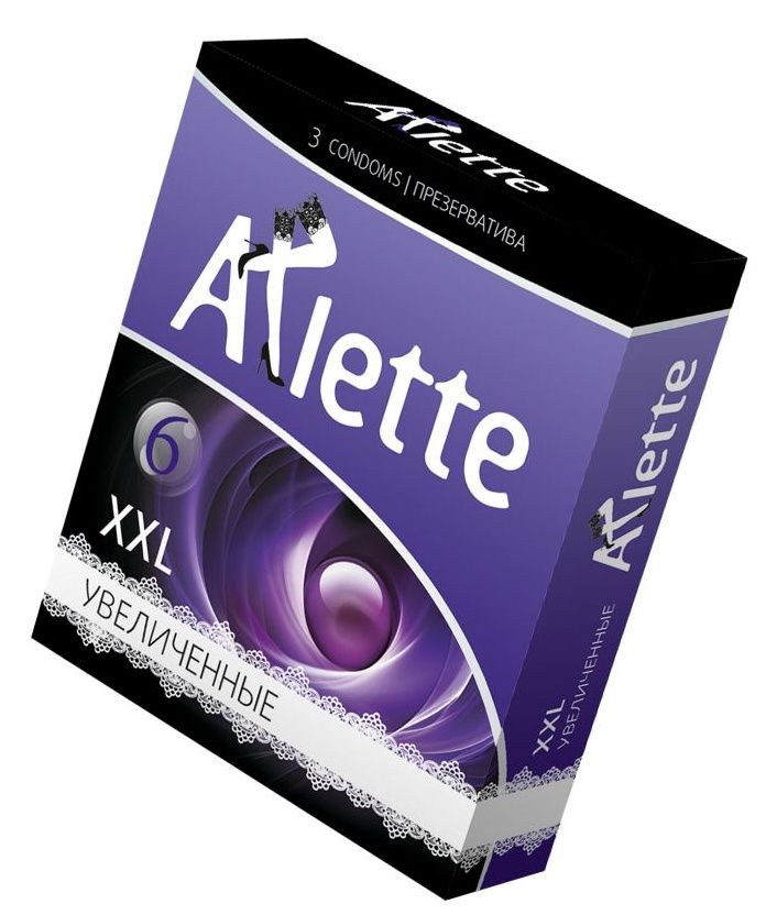 Презервативы Arlette XXL увеличенного размера - 3 шт. 
