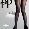 Колготки со швом из блестящих снежинок Backseam Star Tights