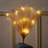 Ветка светодиодная бежевая, 56 см, 15 LED, батарейки ААх2 (не в комплекте), свечение теплое белое
