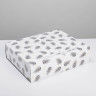 Коробка подарочная новогодняя складная двухсторонняя Winter, 31 х 24.5 х 8 см, Новый год