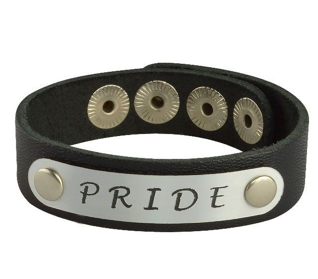Кожаный браслет PRIDE 