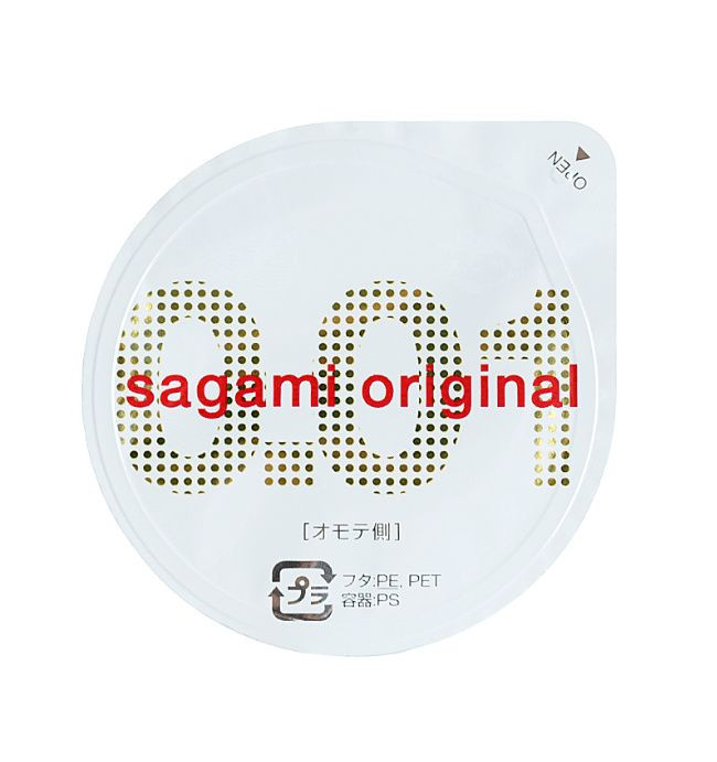 Супертонкий презерватив Sagami Original 0.01 - 1 шт. 
