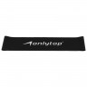 Фитнес-резинка ONLYTOP, 30,5х7,6х0,11 см, нагрузка 10 кг, цвет чёрный