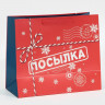 Пакет подарочный новогодний ламинированный «Посылка для тебя», MS 18 х 23 х 10 см, Новый год