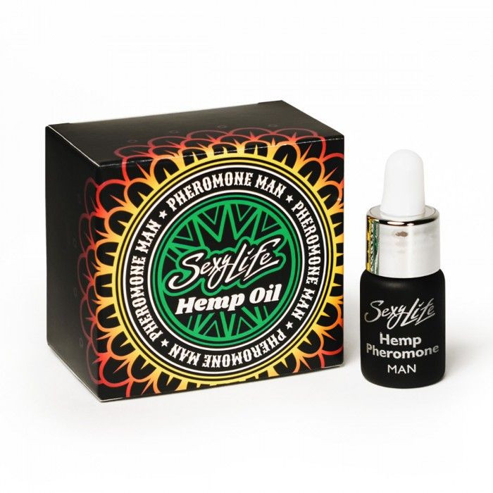 Ароматическое масло с феромонами Sexy Life HEMPOIL man - 5 мл. 