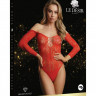 Изящное боди Wonder Rhinestone Bodysuit с длинным рукавом