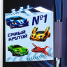 Подарочный набор «Для крутых идей», блок бумаги 30 л, ручка синяя паста 1.0 мм и 5 шт наклеек