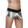 Мужские блестящие трусы-боксеры с кармашком под член Мужские блестящие трусы-боксеры с кармашком под член