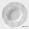 Тарелка фарфоровая для пасты Magistro Line, 250 мл, d=21,2 см, цвет белый