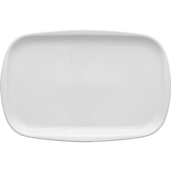 Белое прямоугольное блюдо «Скандиа» (32х21 см) 