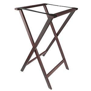 Подставка для подносов напольная;бук;,H=83,L=47,B=43см;махагон 