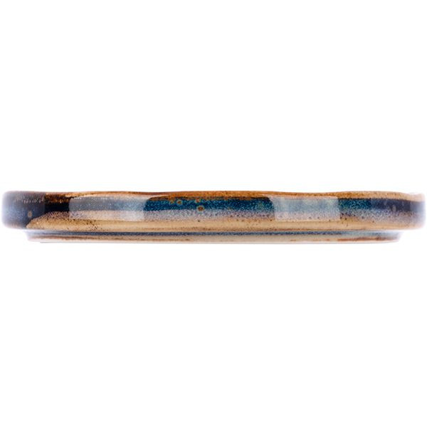 Блюдце «Ирис»;фарфор;D=120/35,H=18мм;голуб. 