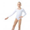 Купальник для гимнастики и танцев Grace Dance, р. 30, цвет белый