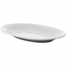 Блюдо «Это» овальное;фарфор;,H=30,L=330,B=235мм;белый