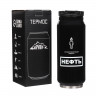 Черная термокружка «Нефть» (400 мл.)