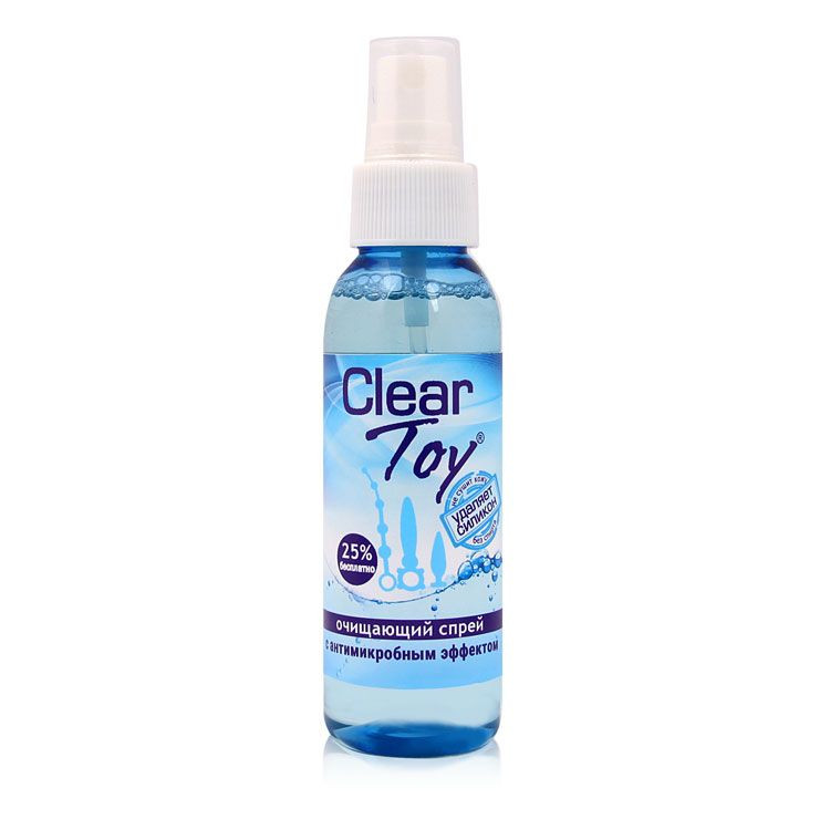 Очищающий спрей Clear Toy с антимикробным эффектом - 100 мл. 