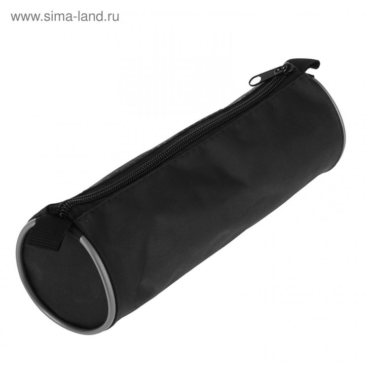 Пенал-тубус мягкий 65 х 210 мм, ПТ-05 чёрный 