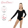 Купальник для гимнастики и танцев Grace Dance, р. 30, цвет чёрный_