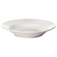 Белая глубокая тарелка «Кунстверк» (диаметр 25 см)