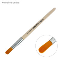 Кисть для рисования, Синтетика Круглая №10 (диаметр обоймы 10 мм; длина волоса 30 мм), деревянная ручка, Calligrata
