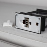 Светодиодная фигура «Камин» 7 × 13 × 4 см, пластик, батарейки AG13х3 (в комплекте), свечение красное
