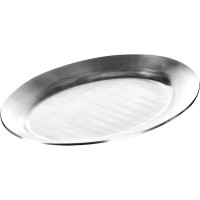 Алюминиевое овальное блюдо (28х20 см)