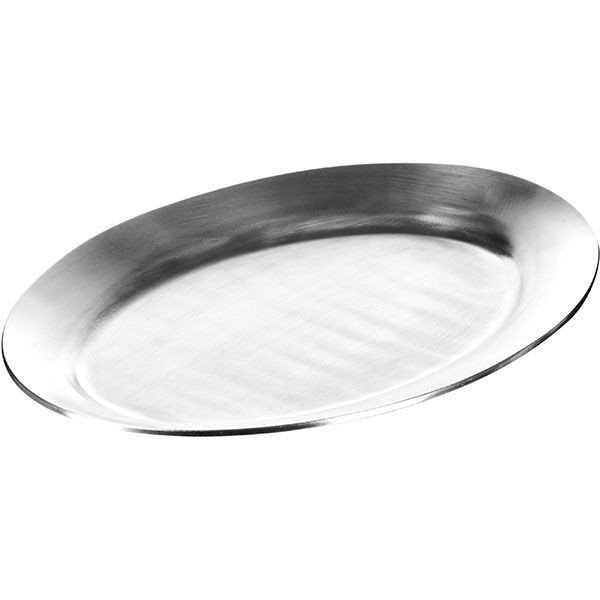 Алюминиевое овальное блюдо (28х20 см) 