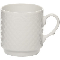 Белая фарфоровая кружка «Афродита» (объем 300 мл.)