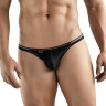 Черные перфорированные трусы-слипы Clever Esencial Brief Slip