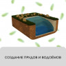 Черный иглопробивной геотекстиль с УФ-стабилизатором (10х1,5 м.)