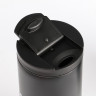 Черная термокружка с надписью Coffee (350 мл.)