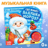 Новый год! Музыкальная книга «Дом Дедушки Мороза», 10 стр.