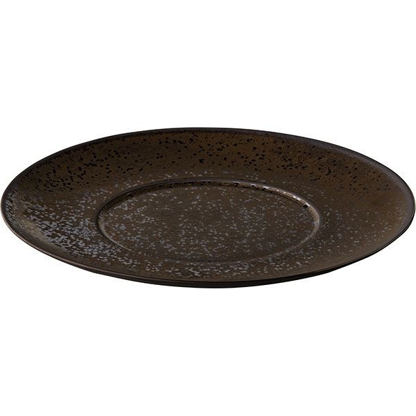 Коричневая тарелка «Студио Ро» (диаметр 31,1 см) 