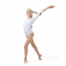 Купальник для гимнастики и танцев Grace Dance, р. 36, цвет белый