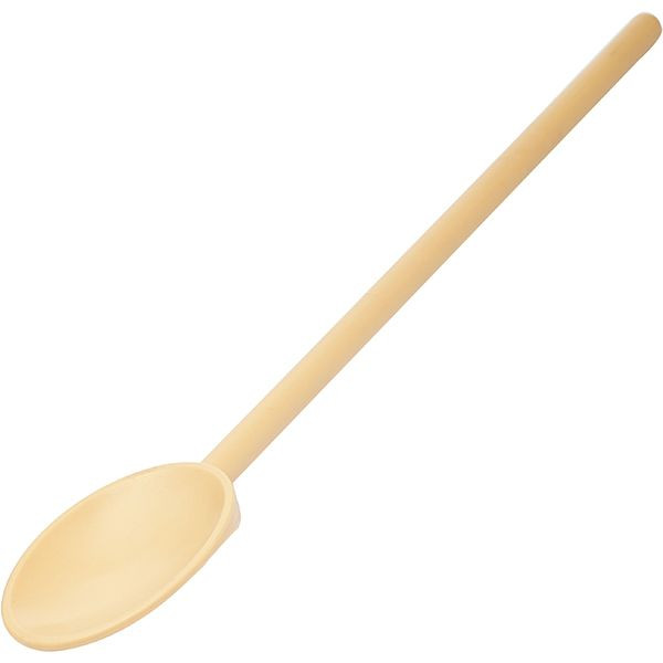 Ложка кухонная «Экзогласс»;пластик;,H=2,L=38/9,B=6см;бежев. 