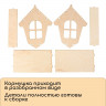 Деревянная кормушка-конструктор для птиц «Избушка» (18х19х21 см)