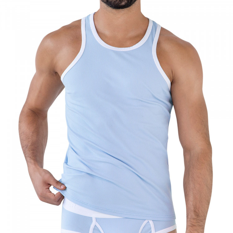 Голубая мужская майка Urbano Tank Top 