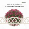 Белое декоративное ограждение MODERN (58х35 см) - 4 секции