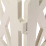 Белое декоративное ограждение MODERN (58х35 см) - 4 секции