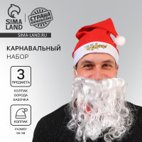 Борода карнавальная + подарок, на новый год_