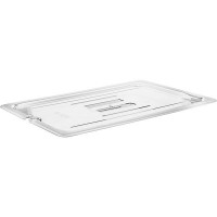 Крышка для гастроемкости GN 1/1 вырез для ложки;поликарбонат;,L=53,B=32,5см;прозр.