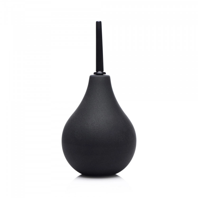 Черный анальный душ Thin Tip Enema Bulb 