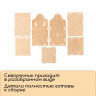 Скворечник для птиц (8,5х8,5х18 см)