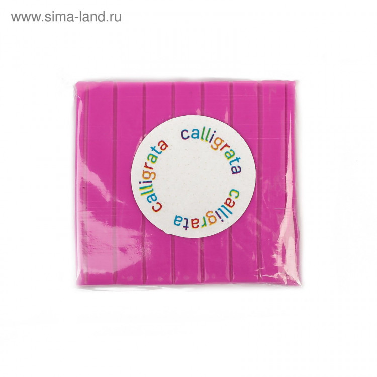 Полимерная глина Calligrata 50 г, малиновая 