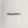 Набор для специй фарфоровый Magistro Argos, 2 предмета: солонка, перечница, 90 мл, 6×8 см, цвет белый