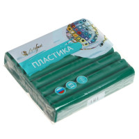 Пластика - полимерная глина, 56 г,  Классический , изумрудный зеленый