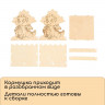 Кормушка из дерева с дракончиком (14,5х14,5х17,5 см)