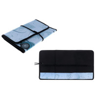 Пенал-скрутка мягкий 220 х 430 мм, на шнуровке, на 37 предметов, ПНШ-1  Путешествие 