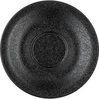 Черное блюдце «Кунстверк Блэк» (диаметр 12 см)