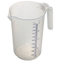 Кувшин мерный;полипроп.;1л;D=10,H=18см;прозр.